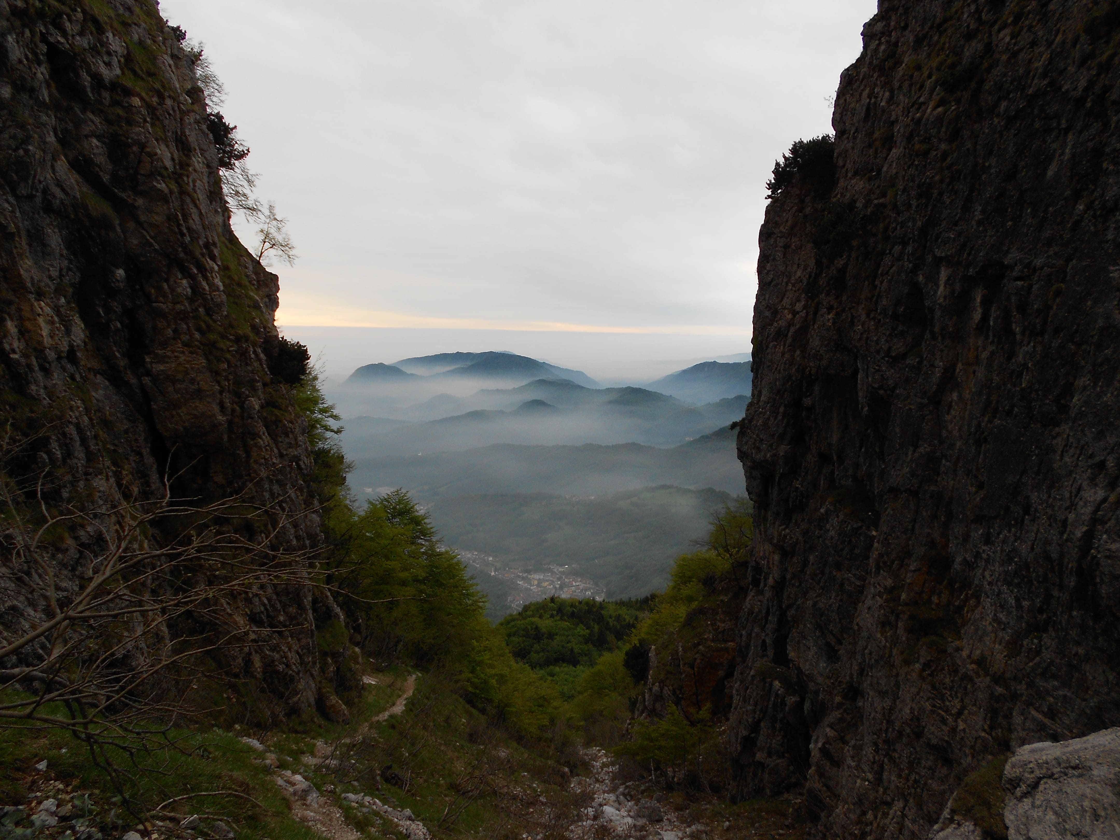 Vista dalla montagna